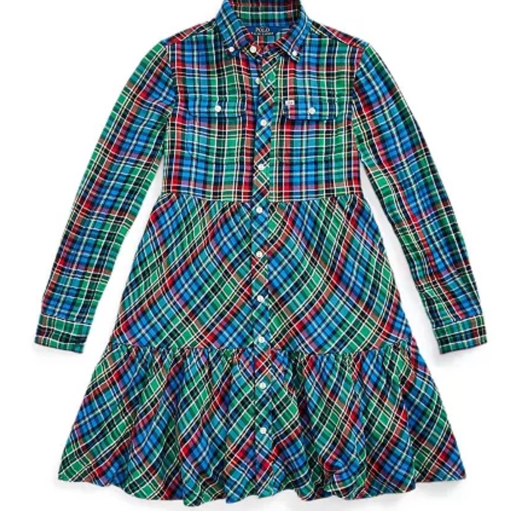Ralph Lauren Girl Cotton Dress 10 Years